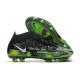 Nike Phantom GT2 Elite FG Noir Platine Métallique Vert Strike