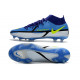 Nike Phantom GT2 Elite FG Chaussure Sapphire Volt Gris Brouillard Bleu
