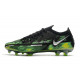 Nike Phantom Gt2 Élite Fg Noir Platine Métallique Vert Strike