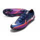 Chaussures De Football Nike Phantom Gt2 Élite Fg Bleu Marine Blanc Violet