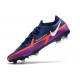 Chaussures De Football Nike Phantom Gt2 Élite Fg Bleu Marine Blanc Violet