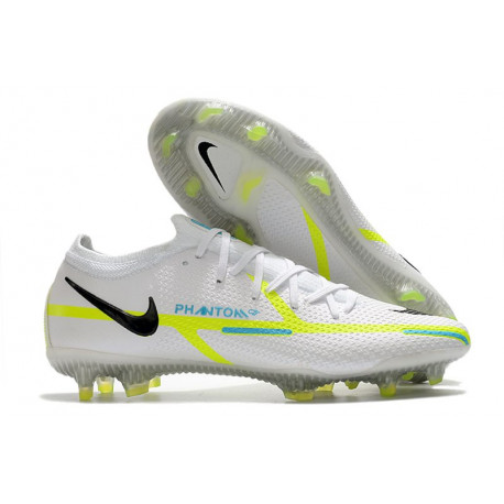Chaussures Nike Phantom Gt2 Élite Fg Ballon Gris Bleu Foncé Marina