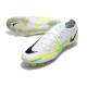 Chaussures Nike Phantom Gt2 Élite Fg Ballon Gris Bleu Foncé Marina