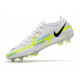 Chaussures Nike Phantom Gt2 Élite Fg Ballon Gris Bleu Foncé Marina