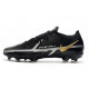 Nike Phantom Gt2 Élite Fg Noir Gris Foncé Métallique Or Métallique