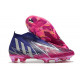 adidas Predator Edge+ FG Violet Equipe Argent Métallique Rose Choc
