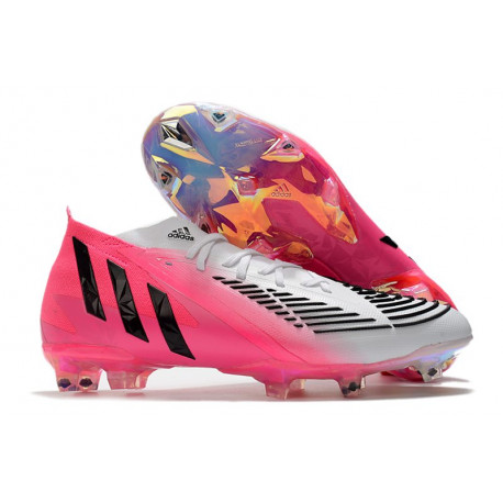 adidas Predator Edge .1 FG Nouveaux LZ Solar Rose Noir Blanc