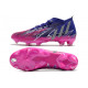 adidas Predator Edge .1 FG Nouveaux Violet Equipe Argent Métallique Rose Choc Equipe