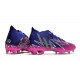 adidas Predator Edge .1 FG Nouveaux Violet Equipe Argent Métallique Rose Choc Equipe