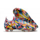 Crampon adidas Predator Edge .1 Low FG Geometric Bleu Equipe Jaune Rouge Solaire