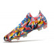 Crampon adidas Predator Edge .1 Low FG Geometric Bleu Equipe Jaune Rouge Solaire
