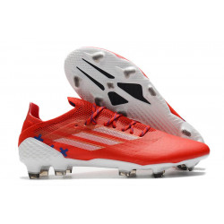 Adidas X Speedflow.1 FG Chaussures Rouge Noir Rouge Solaire