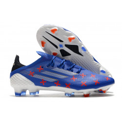 Adidas X Speedflow.1 FG Chaussures 11/11 - Bleu Blanc Rouge Vif