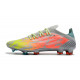 Adidas X Speedflow.1 FG Chaussures Onix Transparent Blanc Jaune Solaire