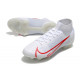 Chaussures de football Nike Mercurial Superfly 8 Élite FG Blanc Rouge