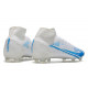 Nike Mercurial Superfly VIII Elite DF FG Blanc Bleu