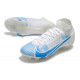 Nike Mercurial Superfly VIII Elite DF FG Blanc Bleu