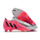 Crampon adidas Predator Edge .1 Low FG LZ+ Solar Rose Noir Blanc