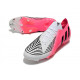Crampon adidas Predator Edge .1 Low FG LZ+ Solar Rose Noir Blanc