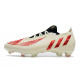 Crampon adidas Predator Edge .1 Low FG Showdown - Blanc Rouge Doré