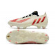 Crampon adidas Predator Edge .1 Low FG Showdown - Blanc Rouge Doré