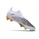 Crampon adidas Predator Edge .1 Low FG Blanc Noir Or