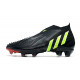 adidas Crampons Foot Predator Edge+ FG Noir Vert