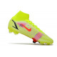 Nike Mercurial Superfly VIII Elite DF FG Volt Carmin Noir