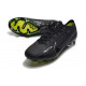 Crampons Nike Zoom Mercurial Vapor 15 Elite FG Shadow - Noir Gris Blanc Jaune Fluo