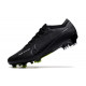 Crampons Nike Zoom Mercurial Vapor 15 Elite FG Shadow - Noir Gris Blanc Jaune Fluo