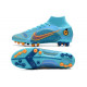 Nike Mercurial Superfly 8 Elite Synthetique AG Bleu Chlorine Orange Laser Marina
