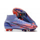 Nike Mercurial Superfly 8 Elite Synthetique AG Mbappé Chardon Clair Argent Métallique