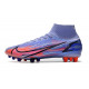 Nike Mercurial Superfly 8 Elite Synthetique AG Mbappé Chardon Clair Argent Métallique