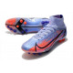 Nike Mercurial Superfly 8 Elite Synthetique AG Mbappé Chardon Clair Argent Métallique