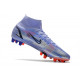 Nike Mercurial Superfly 8 Elite Synthetique AG Mbappé Chardon Clair Argent Métallique