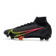 Nike Mercurial Superfly VIII Elite DF FG Black x Prism - Noir Cyber