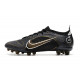 Nike Mercurial Vapor 14 Élite AG Noir Or Métallique Argent Métallique