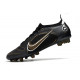 Nike Mercurial Vapor 14 Élite AG Noir Or Métallique Argent Métallique