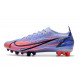Nike Mercurial Vapor 14 Élite AG Mbappé Chardon Clair Argent Métallique