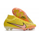 Nike Zoom Mercurial Superfly 9 Elite FG Crampons  Lucent - Jaune Crépuscule Barely Grape