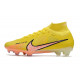 Nike Zoom Mercurial Superfly 9 Elite FG Crampons  Lucent - Jaune Crépuscule Barely Grape