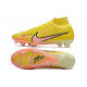 Nike Zoom Mercurial Superfly 9 Elite FG Crampons  Lucent - Jaune Crépuscule Barely Grape