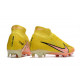 Nike Zoom Mercurial Superfly 9 Elite FG Crampons  Lucent - Jaune Crépuscule Barely Grape