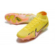 Nike Zoom Mercurial Superfly 9 Elite FG Crampons  Lucent - Jaune Crépuscule Barely Grape