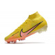 Nike Zoom Mercurial Superfly 9 Elite FG Crampons  Lucent - Jaune Crépuscule Barely Grape