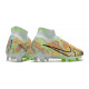 Nike Zoom Mercurial Superfly 9 Elite FG Bonded - Vert Bleu Orange