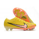 Crampons Nike Zoom Mercurial Vapor 15 Elite FG  Lucent - Jaune Crépuscule Barely Grape