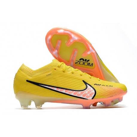 Crampons Nike Zoom Mercurial Vapor 15 Elite FG  Lucent - Jaune Crépuscule Barely Grape