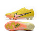 Crampons Nike Zoom Mercurial Vapor 15 Elite FG  Lucent - Jaune Crépuscule Barely Grape