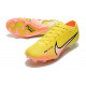 Crampons Nike Zoom Mercurial Vapor 15 Elite FG  Lucent - Jaune Crépuscule Barely Grape